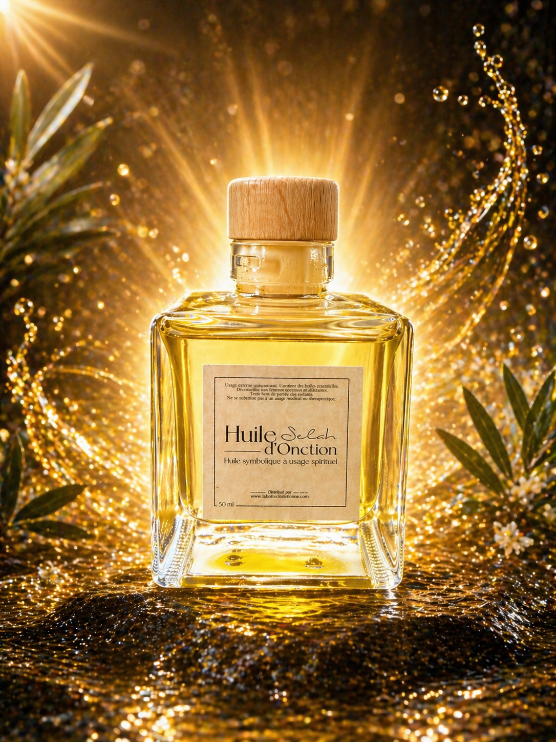 Bouteille d'huile d'onction 50ml